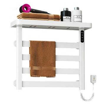 G50 Elektrisk oppvarmet håndklevarmerstativ - høyre ledningsuttak - hvit