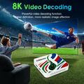 G96MAX Android 16 TV-boks - 8K Chromecast, 8GB RAM, 128GB lagringsplass, Wi-Fi og støtte for 4K/8K-streaming