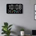 GH9007 LED-digital vekkerklokke med fuktighetsvisning – svart