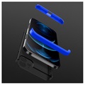 GKK Avtakbart iPhone 12 Deksel - Blå / Svart