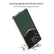 Samsung Galaxy S25 Ultra GKK Elektroplatert Hybrid-deksel - Svart