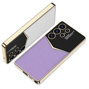 Samsung Galaxy S25 Ultra GKK Elektroplatert Hybrid-deksel - Svart