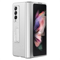 GKK Magnetic Fold Samsung Galaxy Z Fold3 5G Hybrid-deksel - Sølv