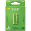 GP ReCyko 1000 oppladbare AAA-batterier 950mAh