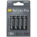 GP ReCyko Pro oppladbare AA-batterier 2000mAh
