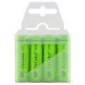 GP ReCyko+ 2700 oppladbare AA-batterier 2600mAh med plastboks - 4 stk.