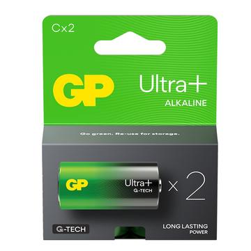 GP Ultra+ G-Tech LR14/C-batterier - 2 stk.