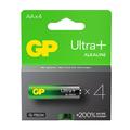 GP Ultra+ G-Tech LR6/AA-batterier - 4 stk.