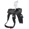 GP197 Justerbar brystrem til hundesele for actionkamera - svart