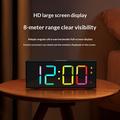 GS-8813 LED digital vekkerklokke med energisparemodus – svart
