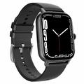 GT21 Smartklokke med 1.75" HD-skjerm - puls- og EKG-måler, IP67 - Svart