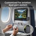 GT36 Bluetooth 6.0 lydsender for fly - dobbel 3.5mm-kontakt - støtter 2 hodetelefoner