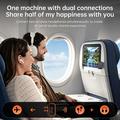GT36 Bluetooth 6.0 lydsender for fly - dobbel 3.5mm-kontakt - støtter 2 hodetelefoner