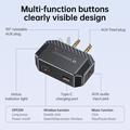 GT36 Bluetooth 6.0 lydsender for fly - dobbel 3.5mm-kontakt - støtter 2 hodetelefoner