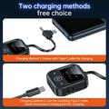 GT83 Bluetooth 6.0 lydsender/-mottaker for bil, fly og TV - USB-C/3.5mm - svart