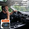 GT83 Bluetooth 6.0 lydsender/-mottaker for bil, fly og TV - USB-C/3.5mm - svart