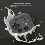 Samsung Galaxy Buds 4/4 Pro-etui i spillkontrollerstil med karabinkrok og rengjøringsverktøy - grå