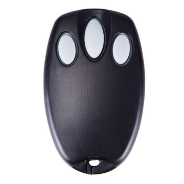 Fjernkontroll for garasjeportåpner - 3 knapper, 100 m rekkevidde, kompatibel med MR- og MT-motorer - Grå