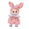 Sett med kjole og pannebånd til Labubu minifigur 17cm - Rosa