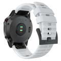 Garmin Fenix 7X/6X GPS/6X Pro Myk Silikon Strap - Hvit
