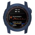 Garmin Fenix 7X/7X Solar Electroplated TPU-deksel - Midnattsblå