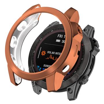 Garmin Fenix 7X/7X Solar Electroplated TPU-deksel - Roségull