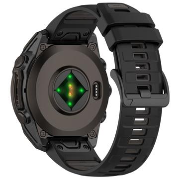 Garmin Fenix 8 Soft Silikon Strap - 51mm - Svart grå