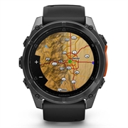 Garmin Fenix 8 Sports Smartwatch - 51mm - Svart / skifergrå