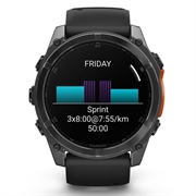 Garmin Fenix 8 Sports Smartwatch - 51mm - Svart / skifergrå