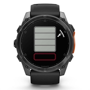 Garmin Fenix 8 Sports Smartwatch - 51mm - Svart / skifergrå
