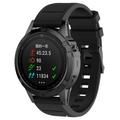 Garmin Fenix5/Forerunner 935/945/Quatix5 Myk silikonstropp - Svart