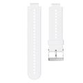 Garmin Forerunner 220/230/235/620/630/735 Soft Silikon Strap - Hvit