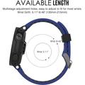 Garmin Forerunner 235/630/735 Dual-Color Silikon Sportsreim - Mørkeblå