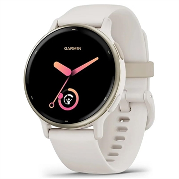 Garmin Vivoactive 5 Fitness Smartwatch - Elfenben / Creme gull