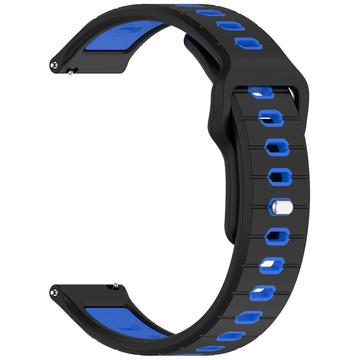 Garmin Vivoactive 6 Dual-Color Silikon Sportsreim - Svart / Blå