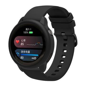 Garmin vivoactive 6 Erstatnings Silikonstropp med Integrert Ramme - Svart