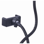 Gembird LED selfie-ringlys med telefonholder - svart