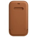 Apple iPhone 12 Mini Skinnmappe med MagSafe MHMP3ZM/A - Lærbrun