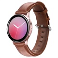 Samsung Galaxy Watch Active2 Lær Klokkereim - 44mm - Brun