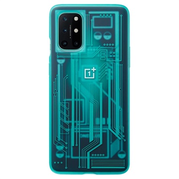 OnePlus 8T Quantum Bumper Deksel 5431100178 - Cyborg Cyan