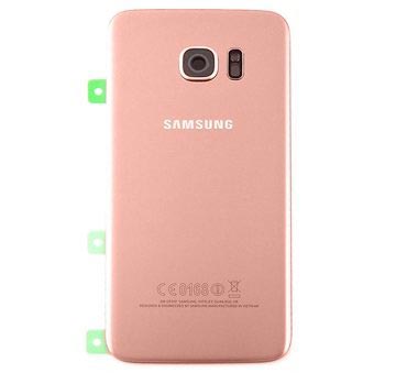 Samsung Galaxy S7 Edge Batterideksel - Rosa