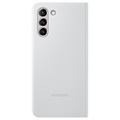 Samsung Galaxy S21+ 5G LED View Deksel EF-NG996PJEGEE (Åpen Emballasje - Utmerket) - Lysegrå