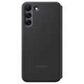 Samsung Galaxy S22+ 5G Smart LED View Deksel EF-NS906PBEGEE (Åpen Emballasje - Utmerket) - Svart