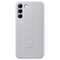 Samsung Galaxy S22+ 5G Smart LED View Deksel EF-NS906PJEGEE (Åpen Emballasje - Tilfredsstillende) - Lysegrå