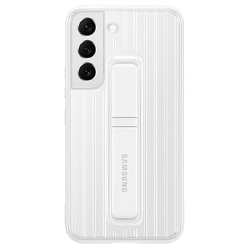 Samsung Galaxy S22 5G Protective Standing Deksel EF-RS901CWEGWW (Åpen Emballasje - Tilfredsstillende) - Hvit
