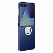 Samsung Galaxy Z Flip7 Clear Deksel med Ring EF-QF766CTEGWW - Gjennomsiktig