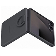 Samsung Galaxy Z Flip7 Silikondeksel med Ring EF-PF766TBEGWW - Svart