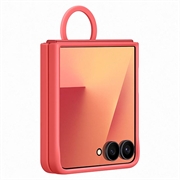 Samsung Galaxy Z Flip7 Silikondeksel med Ring EF-PF766TREGWW - Rød