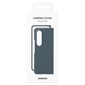 Samsung Galaxy Z Fold4 Lær Deksel EF-VF936LJEGWW - Grå Grønn