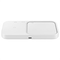 Samsung Super Fast Wireless Charger Duo EP-P5400BWEGEU (Åpen Emballasje - Utmerket) - Hvit